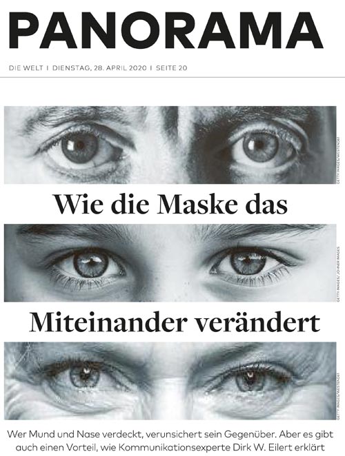 Wie die Maske das Miteinander verändert - die Welt